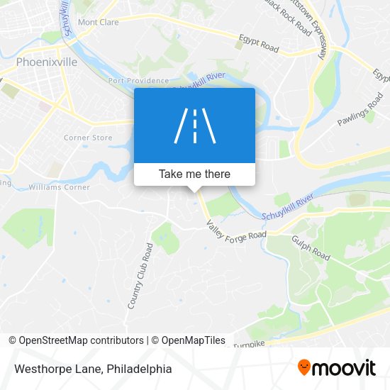 Westhorpe Lane map