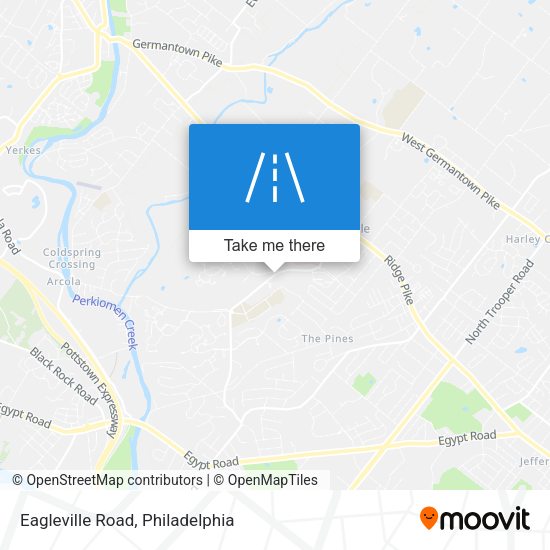 Eagleville Road map