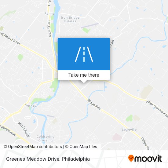 Greenes Meadow Drive map