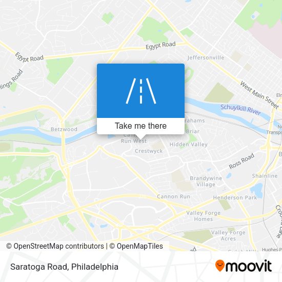 Mapa de Saratoga Road
