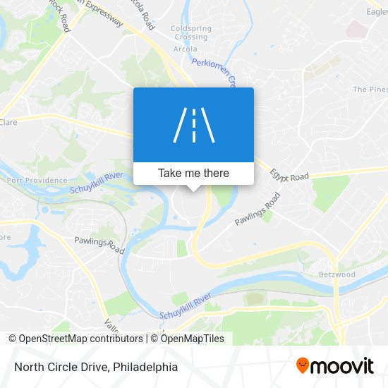 North Circle Drive map