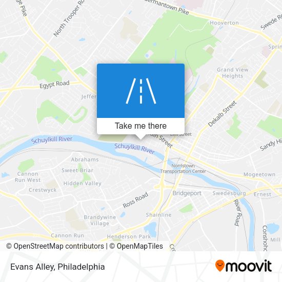 Mapa de Evans Alley