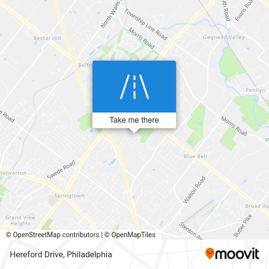 Mapa de Hereford Drive