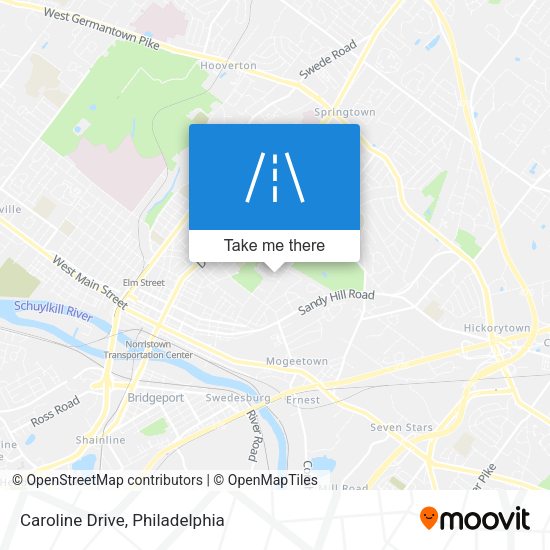 Caroline Drive map