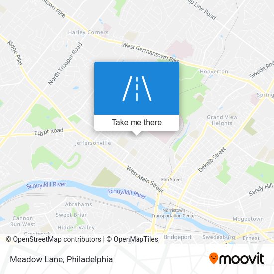 Mapa de Meadow Lane