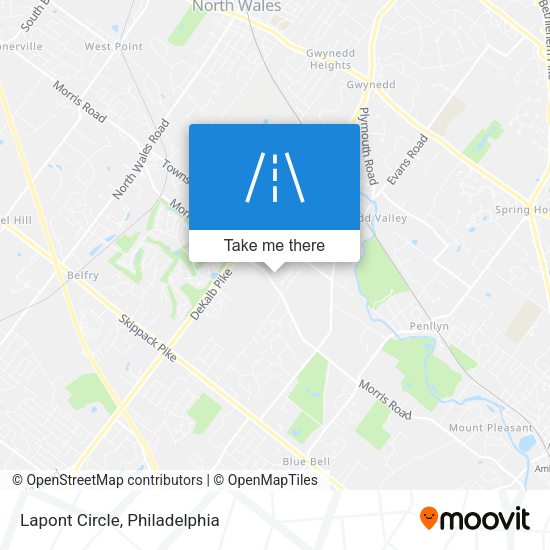 Mapa de Lapont Circle