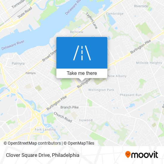 Mapa de Clover Square Drive