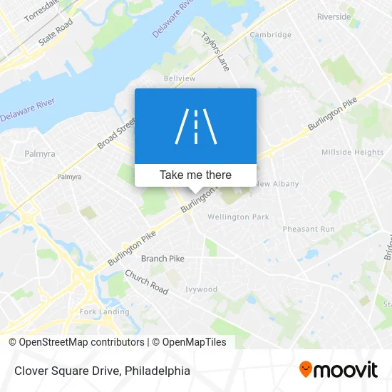 Clover Square Drive map