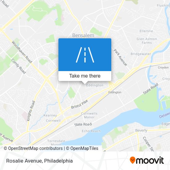 Mapa de Rosalie Avenue