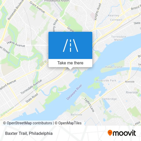 Mapa de Baxter Trail