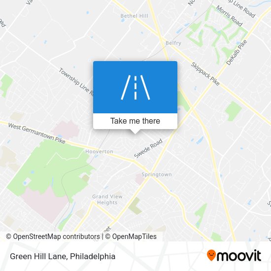 Green Hill Lane map