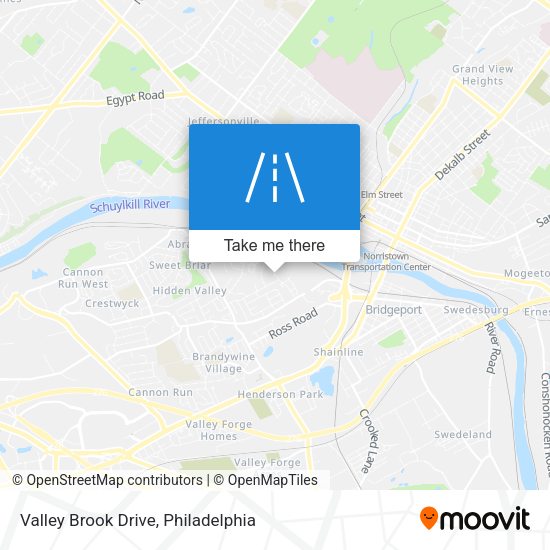 Mapa de Valley Brook Drive