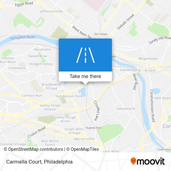 Carmella Court map