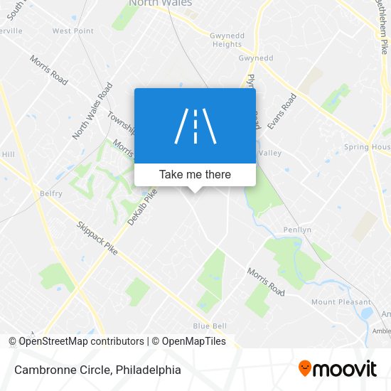 Mapa de Cambronne Circle