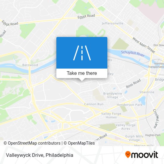 Mapa de Valleywyck Drive