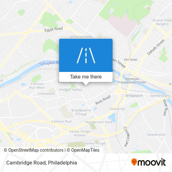 Mapa de Cambridge Road