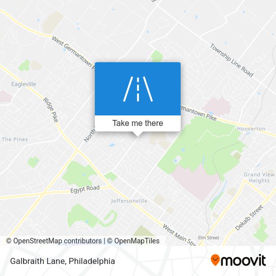 Galbraith Lane map