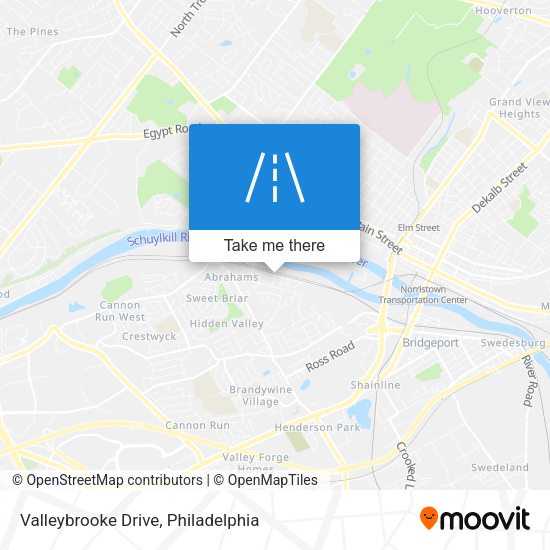 Valleybrooke Drive map