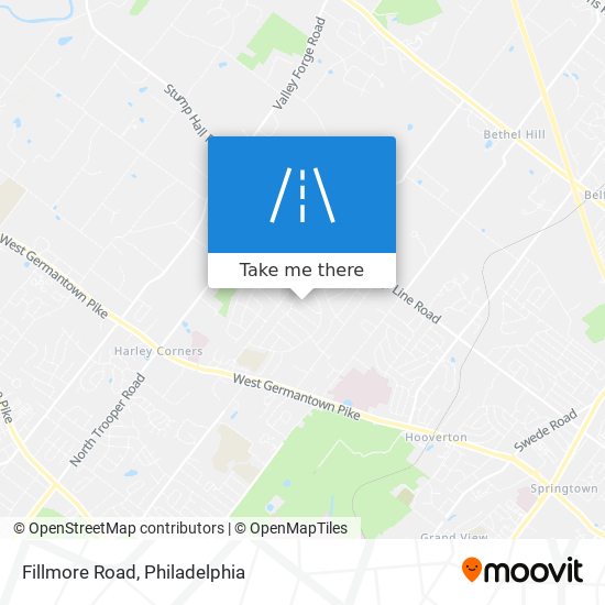 Fillmore Road map