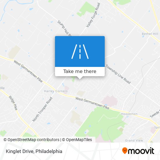 Kinglet Drive map