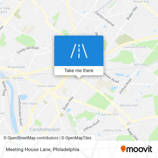 Mapa de Meeting House Lane