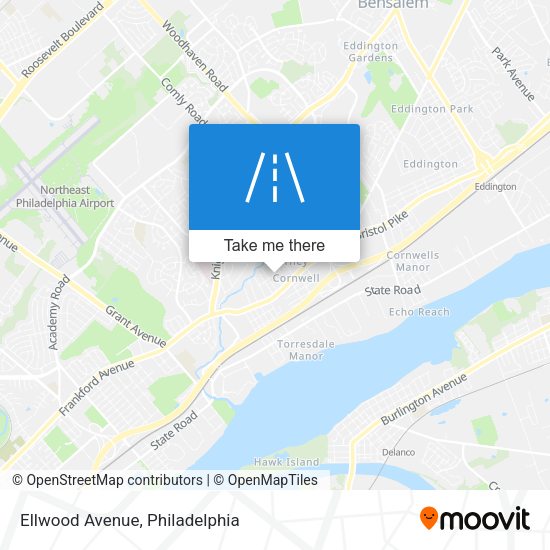 Ellwood Avenue map