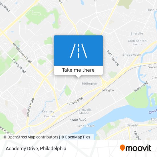 Academy Drive map