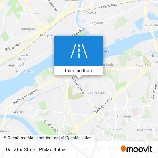 Decatur Street map