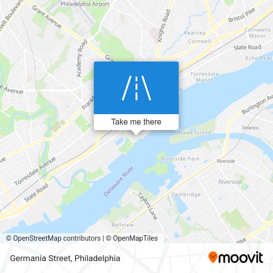Germania Street map