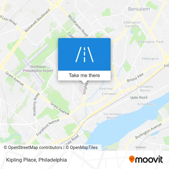 Kipling Place map