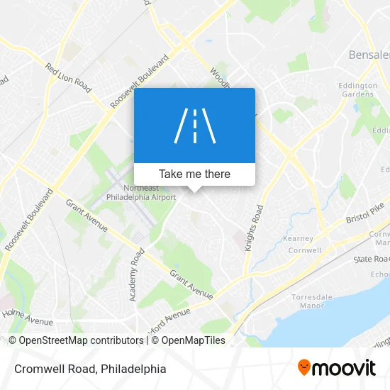 Cromwell Road map