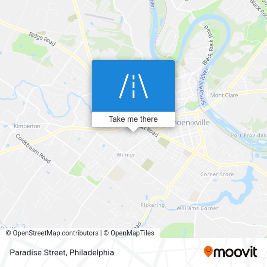 Paradise Street map