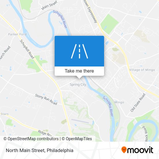 Mapa de North Main Street