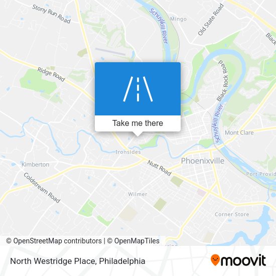 Mapa de North Westridge Place