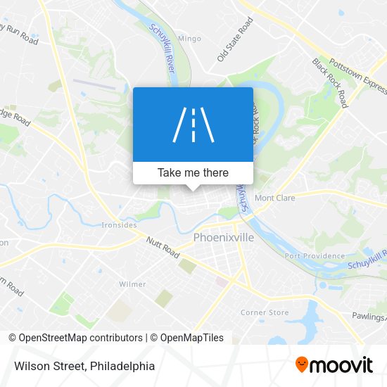 Mapa de Wilson Street