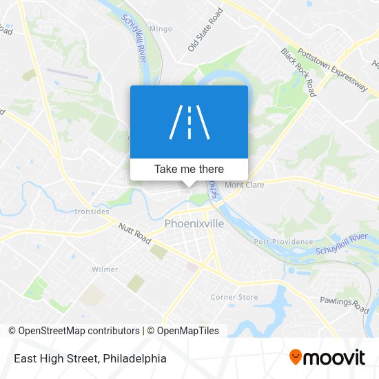 Mapa de East High Street