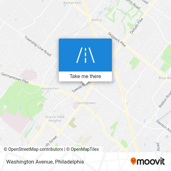 Washington Avenue map
