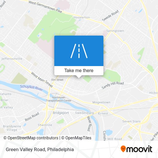 Green Valley Road map