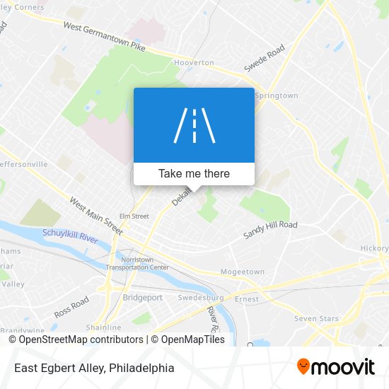 East Egbert Alley map