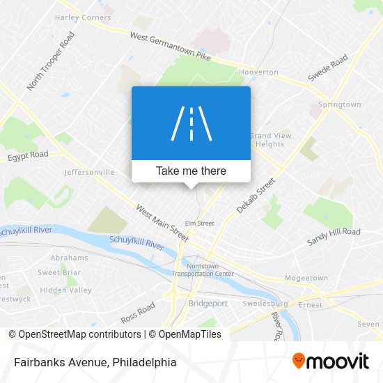 Fairbanks Avenue map