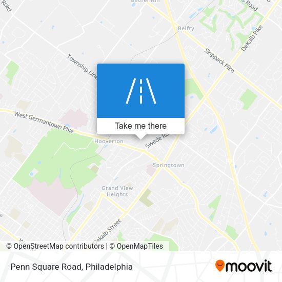 Mapa de Penn Square Road