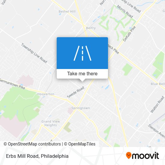 Erbs Mill Road map