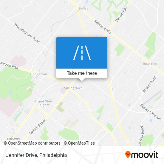 Mapa de Jennifer Drive