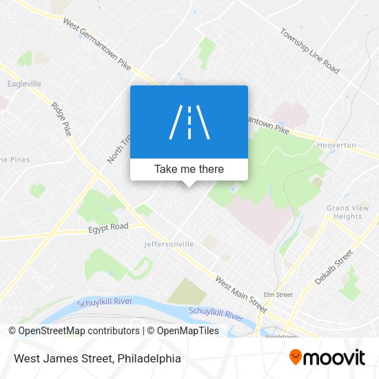 West James Street map