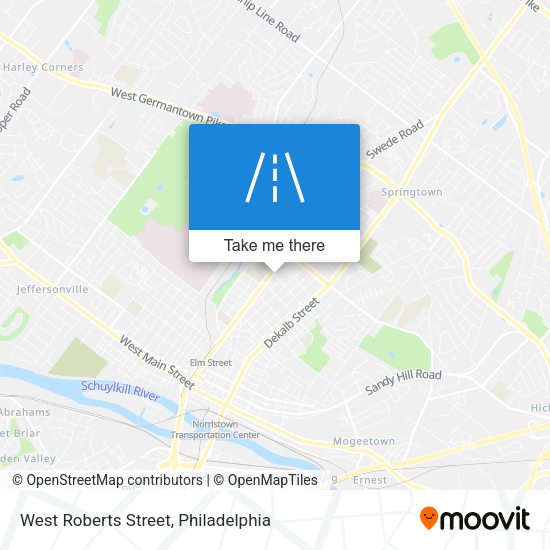 West Roberts Street map