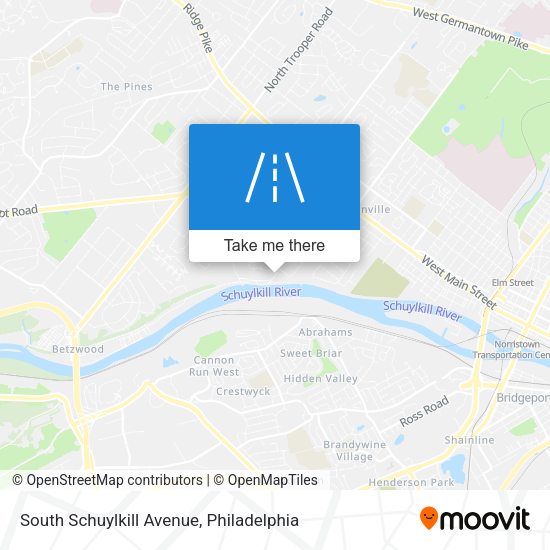 Mapa de South Schuylkill Avenue