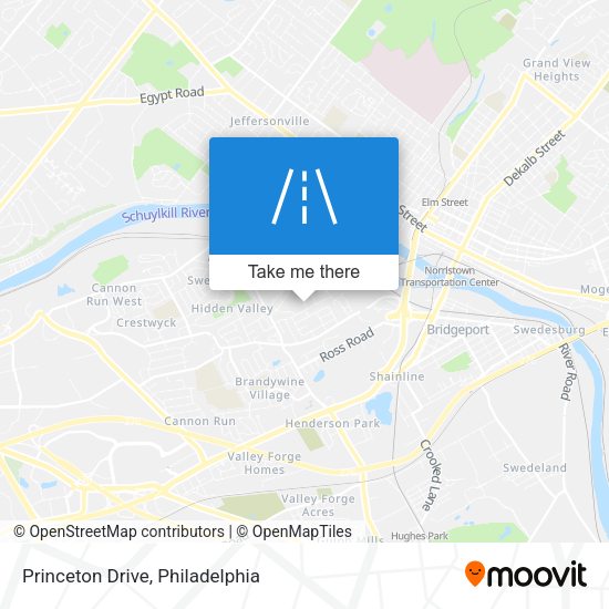 Mapa de Princeton Drive