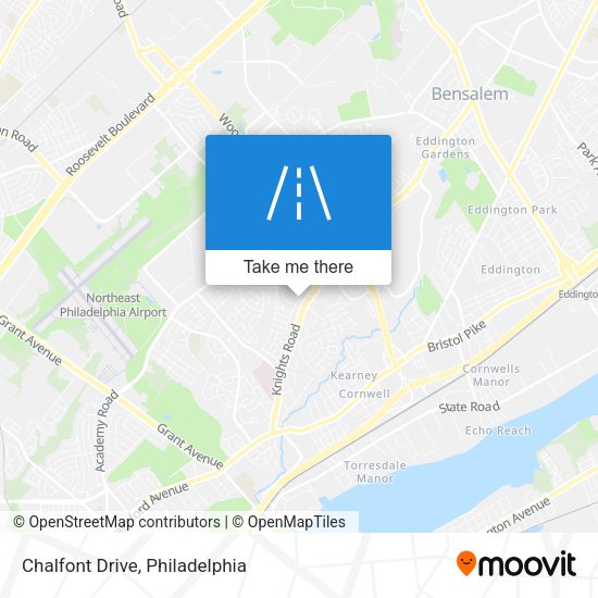 Mapa de Chalfont Drive