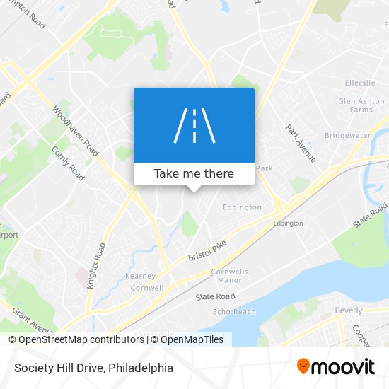 Society Hill Drive map