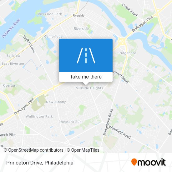 Princeton Drive map